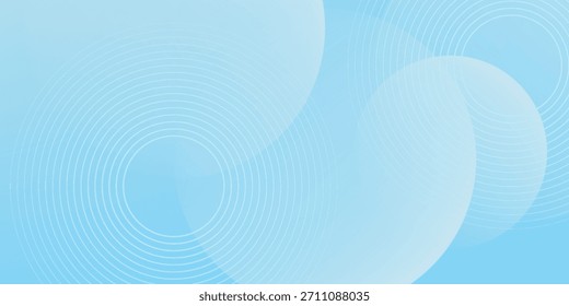 Fondo abstracto moderno, gradaciones blancas azules, efecto de círculo, forma memphis, de moda, Vector, eps 10
