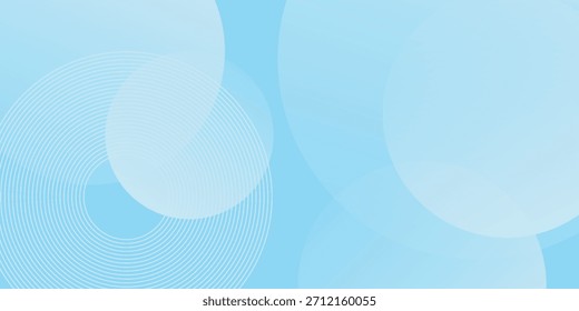 Fondo abstracto moderno, gradaciones blancas azules, efecto de círculo, forma memphis, de moda, Vector, eps 10