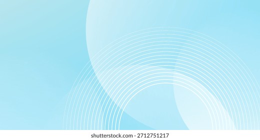 Fondo abstracto moderno, gradaciones blancas azules, efecto de círculo, forma memphis, de moda, Vector
