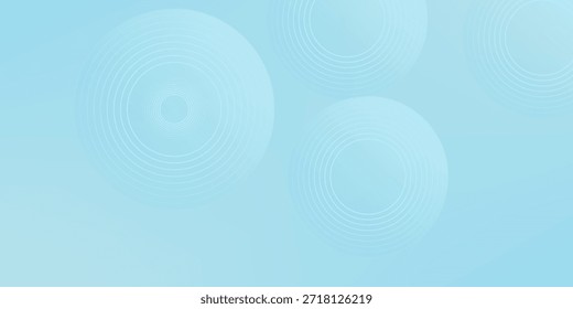 Fundo abstrato moderno, gradações branco azul, efeito de círculo, forma memphis, moda, vetor