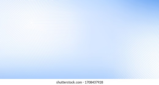 Modern abstract background with blurred and halftone elements and white blue color pastel gradient with a digital technology theme.