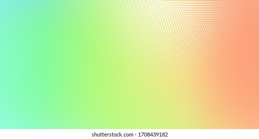 Modern abstract background with blurred and halftone elements and colorful pastel gradient with a digital technology theme.