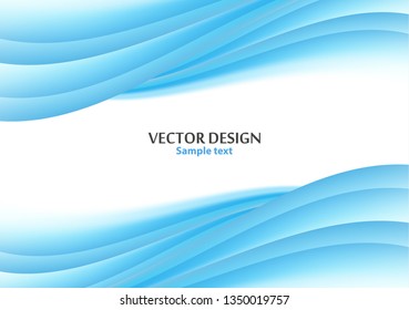 Modern abstract background with bright wavy lines. Vector illustration for web design, website design, wallpaper, banner, presentation, cover. Futuristic wavy background.
