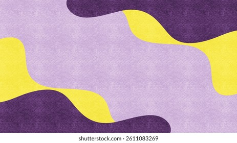 Modern abstract background with bright wavy lines. illustration purple wave