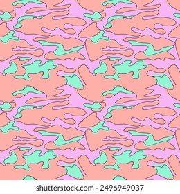 Modern abstract background camouflage pastel pattern. Vector illustration design flyer poster greeting material product magazine cover story post social media event party pography banner promo sale ad