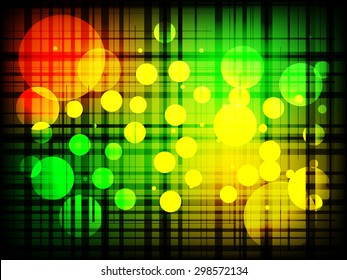 Modern abstract background with chequered lines and dots