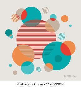 Modern abstract background circle element.