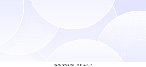 Modern abstract background with circle paper style. vector illustration