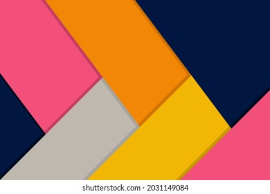 Fondo abstracto moderno. Fondo con rayas de colores. Diseño de textura de fondo abstracto vectorial, afiche brillante, banner de fondo amarillo y azul Ilustración vectorial.