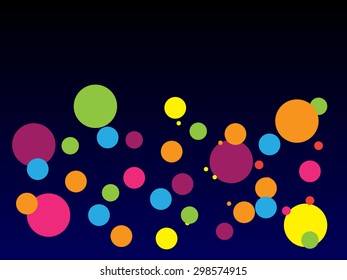 Modern abstract background with colorful dots 