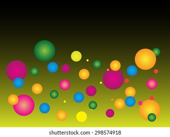 Modern abstract background with colorful dots with gradient