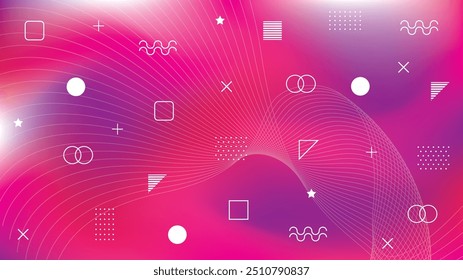 modern abstract background with colorful dynamic shapes. vector illustration.