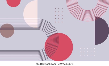 fondo abstracto moderno con formas geométricas coloridas