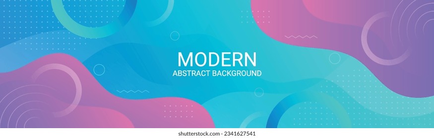 Moderner abstrakter Hintergrund mit buntem Farbverlauf und geometrischem Element
