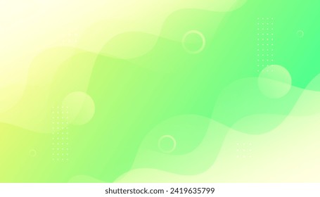 Fondo abstracto moderno, colorido, degradado, verde y amarillo, fondo abstracto
