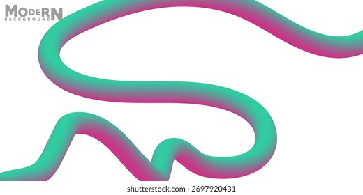 Modern abstract background with colorful gradient waves for creative design projects