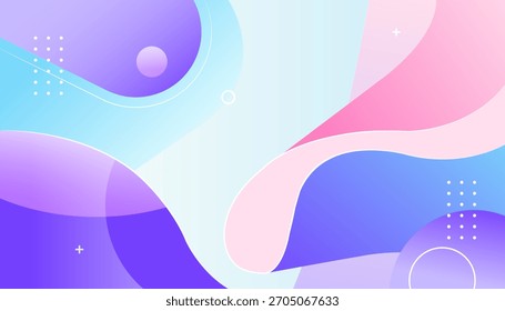 Fondo Abstractas moderno con coloridas Formas de fluidos degradados

