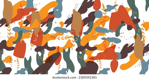 Modern Abstract background with colorful style