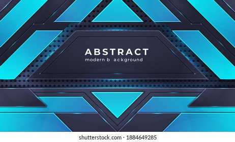 Modern abstract background with combination colorful lights blue gradient