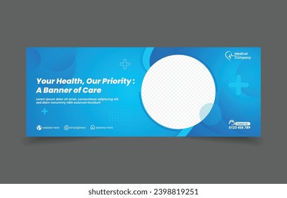 modern abstract background cover social media and website design template ,edical banner 