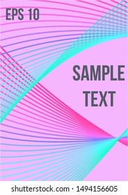 Modern abstract background. Modern abstract cover from vector abstract lines.  The future template for decorating the background of albums, business brochures, banner, poster.