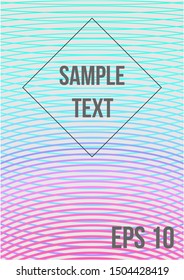 Modern abstract background. Modern abstract cover from vector abstract lines.  The future template for decorating the background of albums, business brochures, banner, poster.