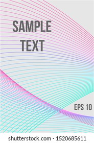 Modern abstract background. Modern abstract cover from vector abstract lines.  The future template for decorating the background of albums, business brochures, banner, poster.
