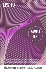 Modern abstract background. Modern abstract cover from vector abstract lines.  The future template for decorating the background of albums, business brochures, banner, poster.