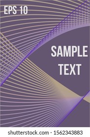 Modern abstract background. Modern abstract cover from vector abstract lines.  Geometric future template for flyer, poster, brochure and invitation.