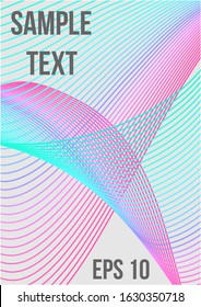 Modern abstract background. Modern abstract cover from vector abstract lines.  Geometric future template for flyer, poster, brochure and invitation.
