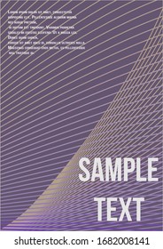 Modern abstract background. Modern abstract cover from vector abstract lines.  Geometric future template for flyer, poster, brochure and invitation.