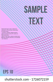 Modern abstract background. Modern abstract cover from vector abstract lines.  Geometric future template for flyer, poster, brochure and invitation.