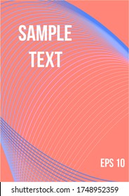 Modern abstract background. Modern abstract cover from vector abstract lines.  Geometric future template for flyer, poster, brochure and invitation.