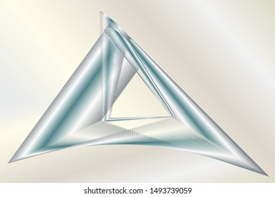 Modern abstract background, of curved lines. colorful gradient, linear pattern 