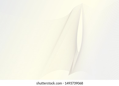 Modern abstract background, of curved lines. colorful gradient, linear pattern 