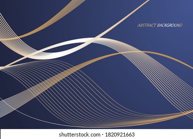 Modern abstract background, curved lines. wavy pattern. curved linear pattern
