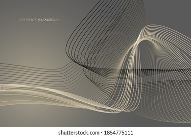  Modern abstract background, curved lines. wavy pattern. curved linear pattern