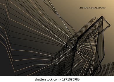 Modern abstract background, curved lines. wavy pattern. curved linear pattern
