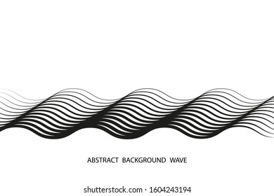 Modern abstract background, curved lines.wavy pattern. curved linear pattern