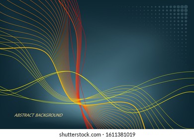 Modern abstract background, curved lines.wavy pattern. curved linear pattern  
