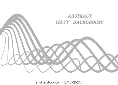 Modern abstract background, curved lines.wavy pattern. curved linear pattern  