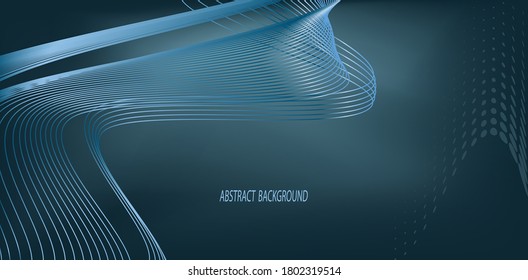 Modern abstract background, curved lines.wavy pattern. curved linear pattern 