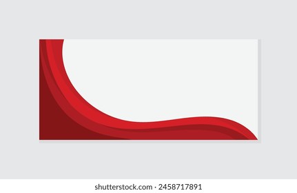 Modern abstract background curved pattern red color