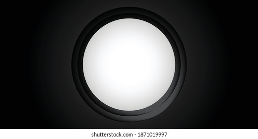 Modern abstract background dark color with 3d overlap element. Vector illustration suit for business, technology design, corporate