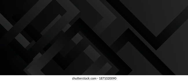 Modern abstract background dark color with 3d overlap element. Vector illustration suit for business, technology design, corporate