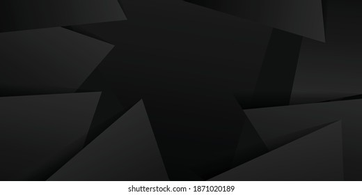 Modern abstract background dark color with 3d overlap element. Vector illustration suit for business, technology design, corporate