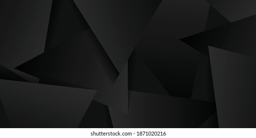 Modern abstract background dark color with 3d overlap element. Vector illustration suit for business, technology design, corporate