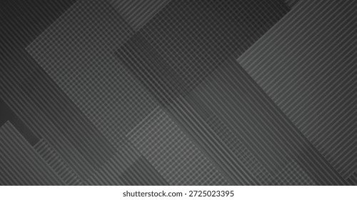 Fondo abstracto moderno con líneas diagonales grises oscuras y negras que forman un patrón geométrico, creando una superficie texturizada elegante, perfecta para presentaciones profesionales o diseños de medios digitales