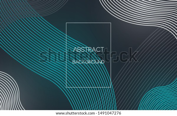 Modern Abstract Background Dark Theme Eps Stock Vector (Royalty Free ...