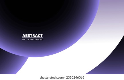 Modern abstract background with dark violet circles. Geometric vector illustration